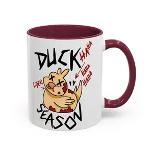 [BNB Gift 2025Duck Season Alastor Hazbin Hotel Mug, Lucifer Mugs, Colorful Mugs 11oz 15oz, Novelty Ceramic Cup, Funny Coffee Mug