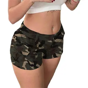 ONLYSTORY Womens Cargo Shorts Summer Y2k E-Girl Slim Fit Elastic Waist Cargo Shorts for Harajuku Streetwear