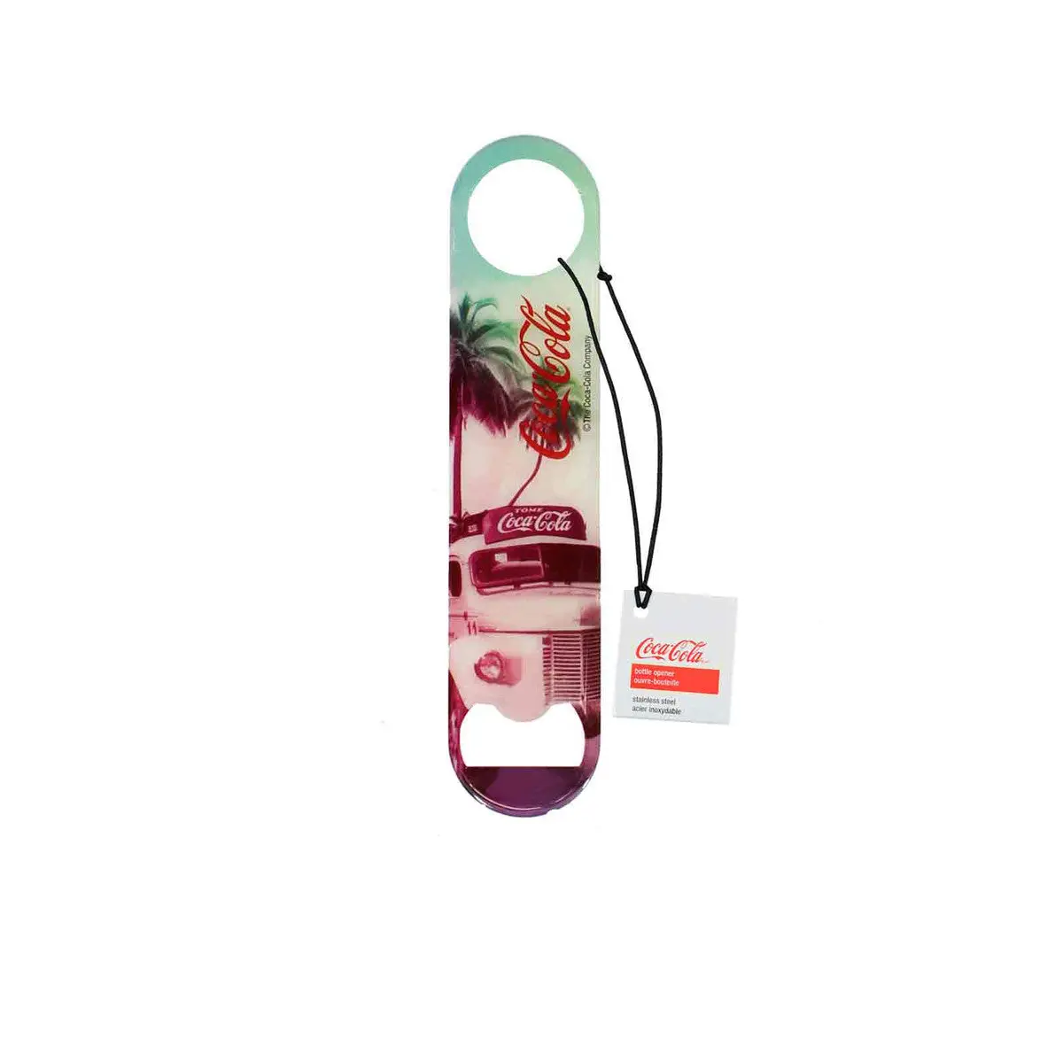 Coca Cola Flat Top Bottle Opener - Beach