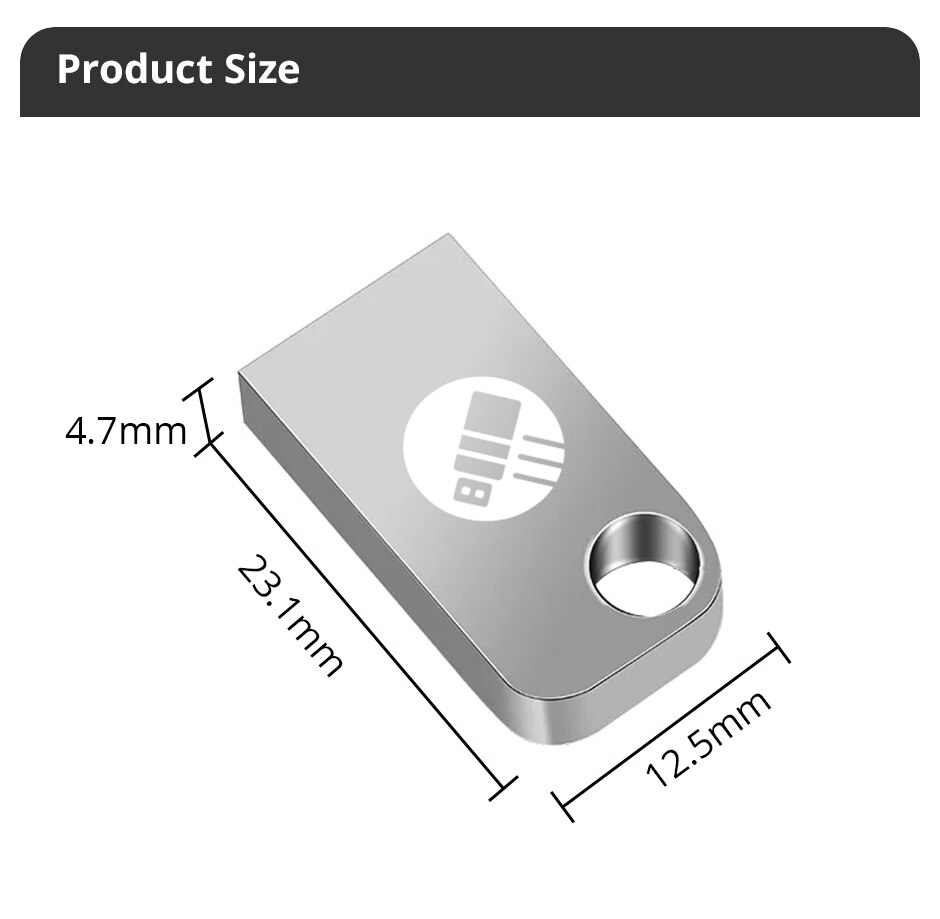Hot Metal 3.0 USB Flash Drive 64GB Pen Drive for PC Laptop 64GB USB Memory Stick 3.0 Flash Drive High Speed Drive