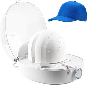 Cap Care Machine, Automatic Cap Cleaner with Steam and Dry, All in One Hat Care Machine, Hat Shaper for Bucket Hat Baseball Cap, Bucket Hats, Restore Misshapen Hat Shaper, Easy to Use