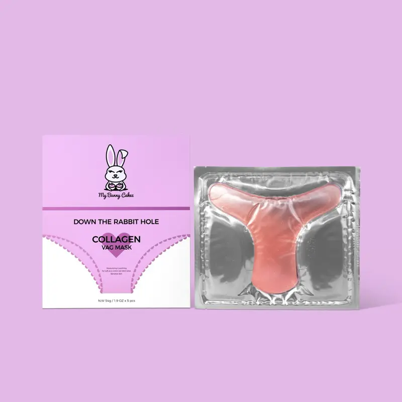 Down the Rabbit Hole Beauty Mask - Collagen & Rose Extract for All Skin Types - Skincare & Comfort - No O, No O www.mybunnycakez.com