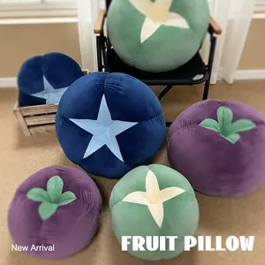 New Fruit Series Pillow Cushion for Living Room Sofa, Bedroom Decorative Accent Piece, Bed Backrest Pad, Window Seat Mat