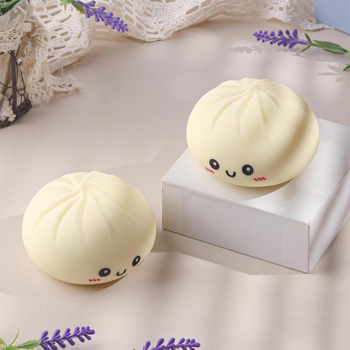 Giant Glitter Dumpling Squishy Toy, Mega Rainbow Soft Dough with Steamer Box, Kawaii Cute Anxiety Relief Fidget Toy for Adults, Sensory Stress Relief Squeeze Decompression Collectible, Desk Decor Gift for Her (White/Green/Pink/Brown) Giant Glitter Dumpling Squishy Toy, Mega Rainbow Soft Dough with Steamer Box, Kawaii Cute Anxiety Relief Fidget Toy for Adults, Sensory Stress Relief Squeeze Decompression Collectible, Desk Decor Gift for Her (White/Green/Pink/Brown)