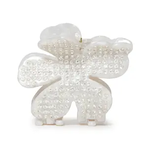 CRYSTAL LILY CLAW CLIP