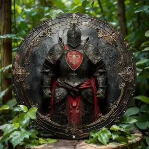 Vintage Soldier Aluminum Wall Art Durable Easy Clean Metal Sign for Home Office Bar Decor Unique Gift Idea Modern Metal Artwork