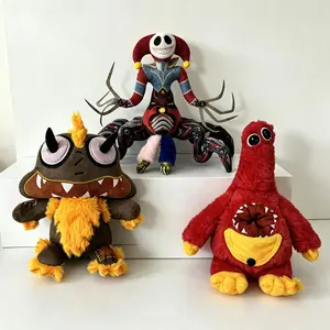 Poppy Playtime Six Legged Clown Chum Plush Soft Stuffed Doll For Fans Fans Collection Birthday Gift Holiday Gift Home Decor Plushie Stuffed Animal Game Merch Monster Character Toy