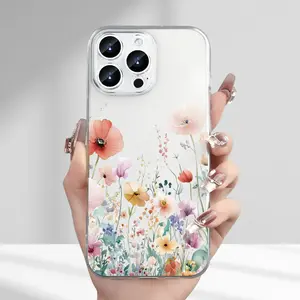 A mobile phone case with various floral patterns as the main design, TPU shockproof full protection case, suitable for iPhone 17/16/15/14/13/12/11 PRO MAX PLUS AIR E XS and PROMAX XR, is an ideal gift for friends and family, ZB587