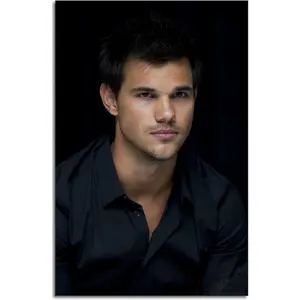 Taylor Lautner Wall Art Canvas Prints celebrity actor star Perfect poster wall art for home, house, restaurant, bar, dorm, apartment, bathroom, office Decorations