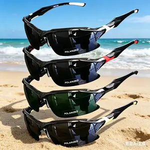 4-pack UV400 Polarized Cycling Sunglass Sunglasses Outdoor Sport Windproof UV Resistant Driving Glass Comfortable Lightweight
