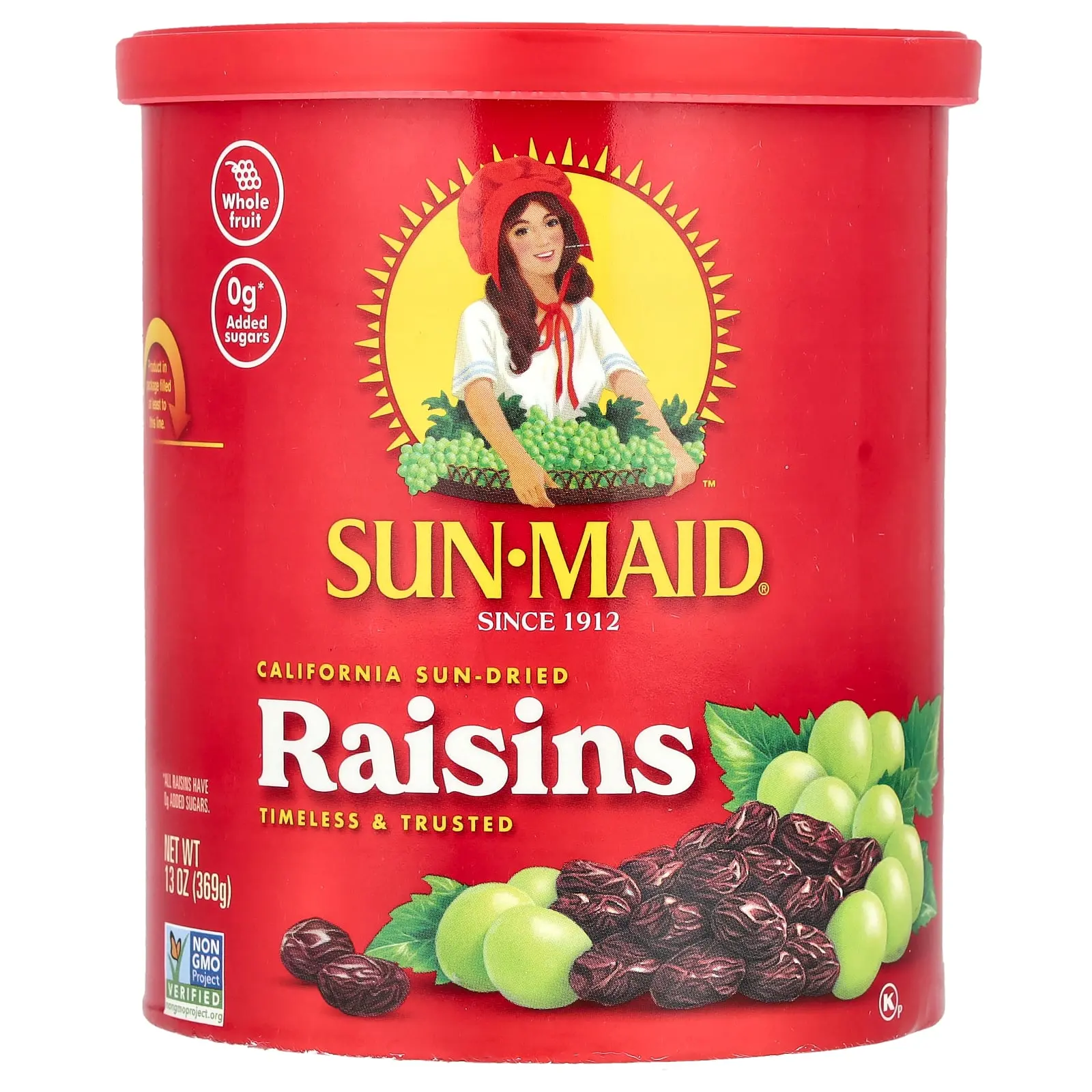 Sun-Maid California Sun-Dried Raisins, 13 oz (369 g) Sun-Maid California Sun-Dried Raisins, 13 oz (369 g)