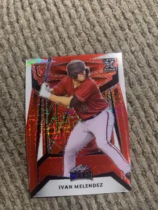 2023 Ivan Melendez leaf metal card 1/1 1 of 1 rookie card Texas Longhorns Arizona Diamondbacks /1