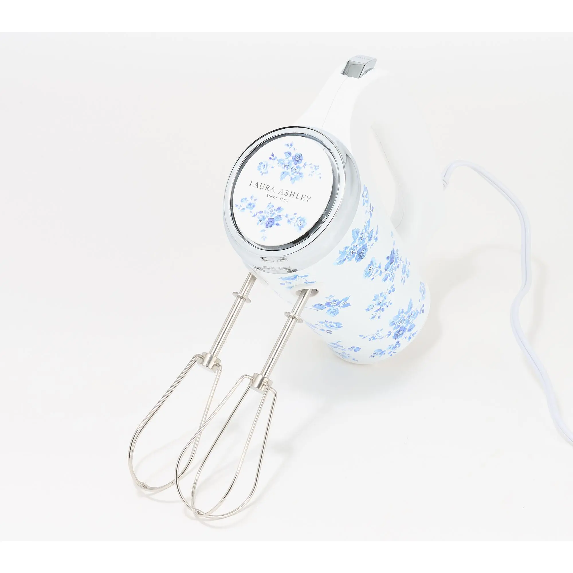 Laura Ashley 5 Speed Portable Hand Mixer & Storage Bag Laura Ashley 5 Speed Portable Hand Mixer & Storage Bag