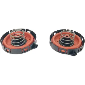 Pack of 2 Crankcase Vent Valve PCV Pressure Regulating Valve Cover for BMW 545i 550i 645Ci 650i 745i 745Li 750i 750Li Alpina B7 X5 4.4i 4.8i 4.8is xDrive48i Replace OE 11127547058 14506018001