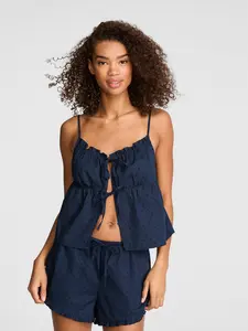 PINK Coastal Cutie Fly-Away Cami and Shorts Pajama Set
