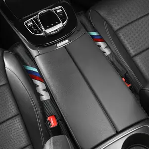 Universal Car Seat Gap Filler Soft Pad Leather Material, Anti-Drop Gap Decoration Accessory for BMW M 1M M2 M3 M4 M5  X3M  X4M  X5M  X6M M6, Car Interior Accessory