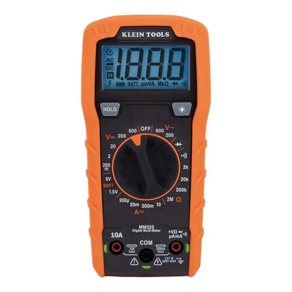 Klein Tools MM325 Digital Manual-Ranging Multimeter with Auto-Ranging