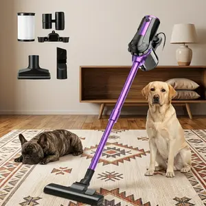 Powerful Pet Hair Vacuum Cleaner Corded, 18KPA Suction 3-in-1 Stick Vac with 600W Motor, Lightweight Handheld Vacuum for Home Crevice & Corner, TikTok Trending