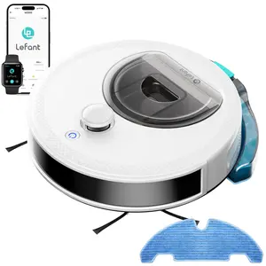 Lefant M330S LiDAR Robot Vacuum & Mop, Smart Mapping, 450ml Visible Dustbin, Advanced Obstacle Avoidance, Ideal for Pet Hair, Hardwood & Carpets, Ideal Gift for Mom / Mother’s Day