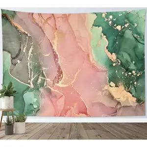 Sage Green Marble Wall Hanging for Bedroom, Modern Minimalist Tapestry for Living Room, Dorm, Home, Party Wall Decor