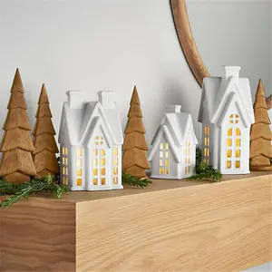 Member’s Mark Pre-Lit Holiday Village Set - 7pc