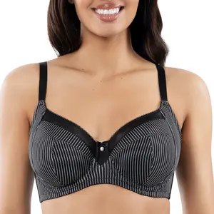 PARFAIT Womenswear Adele P61321 Elegant Full Busted And Full Coverage Lightweight Fabric comfort Fit Unlined Non-padded Wired Comfortable Everyday Bra Elastic Elegance