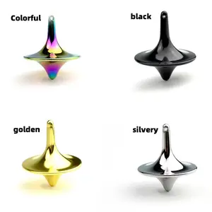 A Smart Choice 4 pcs Fidgeting Relax Toys,Inception Gyro,Creative mini whirlwind, resistance-free metal finger spinner