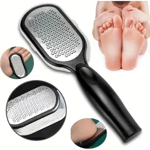 1pc Professional Stainless Steel Foot File Exfoliating Callus Remover Scraper Pedicure Tools Dead Skin Remove for Heels Feet Hand Care