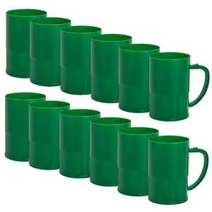 Bulk  60 Ct. Green Plastic Mugs