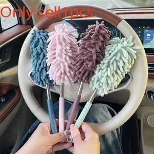 Car dust duster, practical cleaning tool for cars, extendable ash removal mop, soft bristled car brush, Car Detailing Brush, car detailing accessories, and car cleaning tool