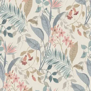 NuWallpaper Jesinda Pink Peel and Stick Wallpaper