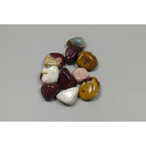 Mookaite Jasper Tumbles - 1-1.5 in Tumble-Shape Natural Crystal with Earthly Hues, Ideal for Grounding, Stress Relief