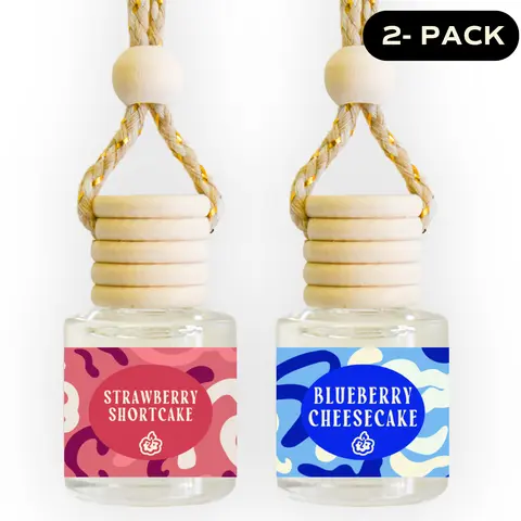 SkyeLight 2-Pack Car Freshener Hanging Scented Air Freshener Long Lasting Made in USA Choose Your Scent