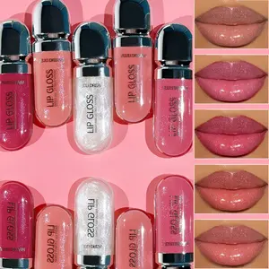 Christmas & Halloween Crystal Gloss Lip Tint – Hydrating Mirror Shine, Plumping Effect, Waterproof, Long-Lasting, Non-Sticky, Lipgloss, Glossy, Makeup, Cosmetic