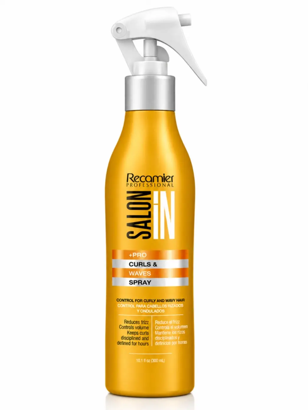 Recomier Professional Salon In+Pro Curly Hair Hydrating Control Mousse Spray, 10.1 oz  Bottle, Recamier, Cruelty Free, Spray Mousse, Enhances Curls