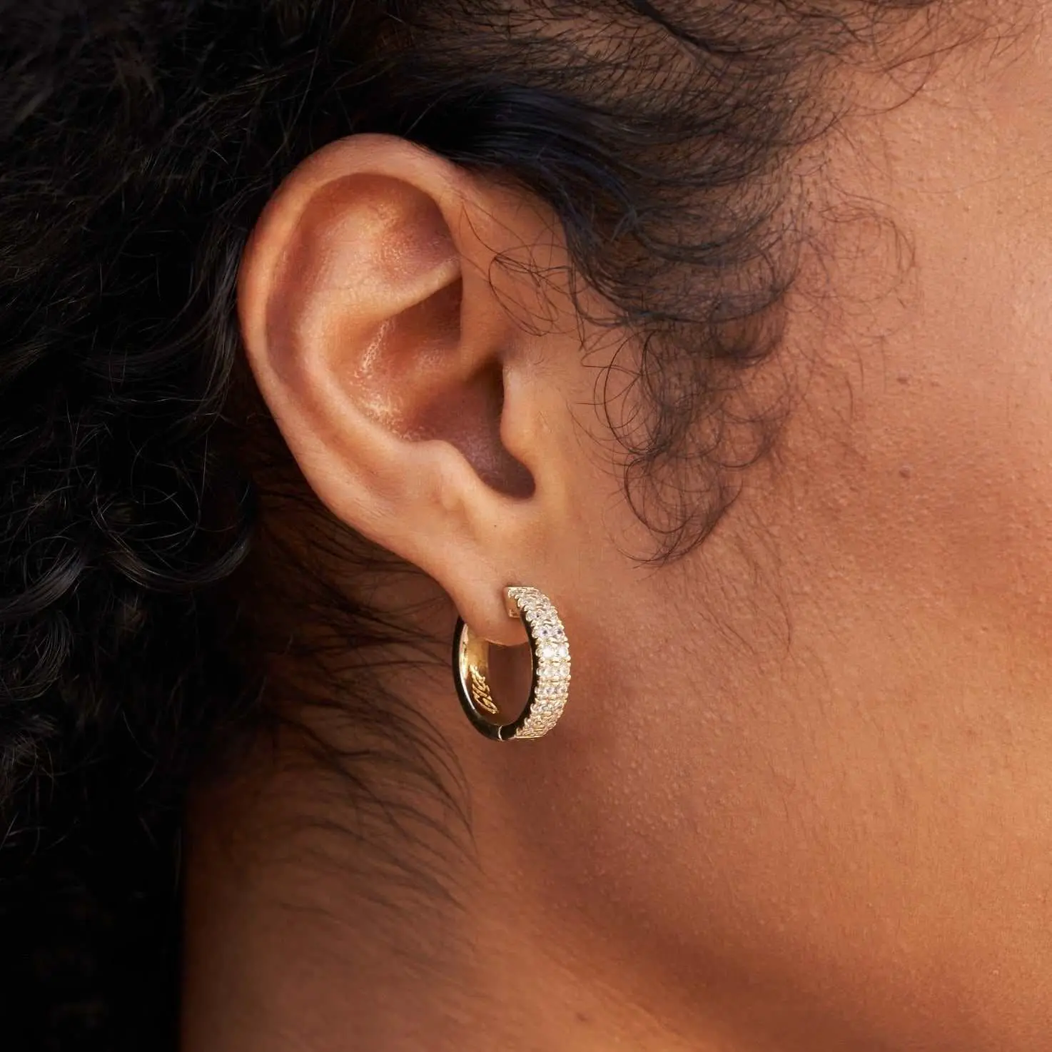 GLD Double Row Hoop Earrings | Gold plated, Everyday Wear, Lifetime Guarantee - Perfect Gift #tiktokshopsummersale