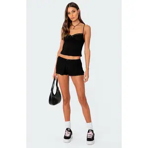 Edikted Women's Carla Low Rise Micro Shorts