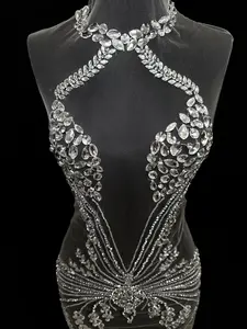 Chelsea Rhinestones Applique Bodice