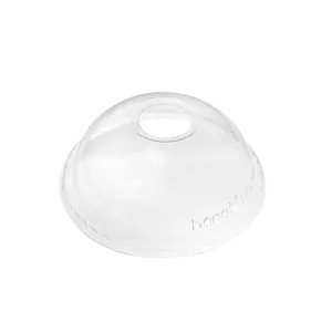[600 ct] 32 oz Plastic Dome Cup Lids | PET | 104.5 mm