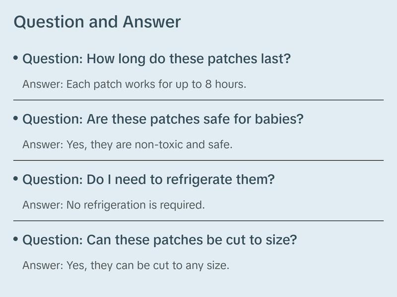 Primo Passi - 5Pk Baby Instant Cooling Relief Gel Patches for Fever