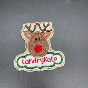 Reindeer ornament with name