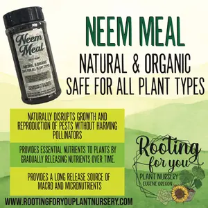 Neem Meal - 16oz by Volume Shaker - Vegan - Organic - Oregon Licensed Nursery - Can be used with all soil types