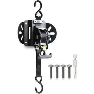 Retractable  Bed Ratchet Straps for  F150, Auto Retract Securing Strap Tie Down System, Compatible with  F-150 F250 F350 F450 2015-2025