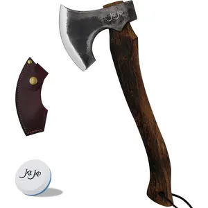 The Frostbreaker - Camping Hatchet - Forged Axe with Sheath - Axe for Wood Splitting and Chopping - Hatchet - Perfect for Adventures