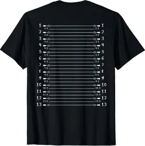 100% Cotton Hair Length Chart - Funny Hair Check T-Shirt