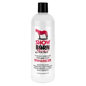 ShowBarn Secret® Skin & Hair Enhancer – 2-in-1 Performance Leave-In for Mane and Tail | USEF & FEI Program-Friendly | No Rinse Formula for Healthy Skin and Hair