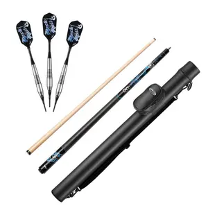 Viper 50-9922 Underground Rock & Roll Cue & Casemaster Q-Vault Supreme Black Cue Case, Silver