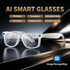2026 1080P anti shake recording 5MP high-definition camera AI smart glasses real-time language translation and recording Bluetooth call audio smart glasses for both men and women