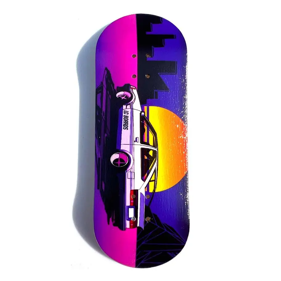 LC BOARDS FINGERBOARD DECK 98X34 '86 GRAPHIC WITH FOAM GRIP TAPE LC BOARDS FINGERBOARD DECK 98X34 '86 GRAPHIC WITH FOAM GRIP TAPE