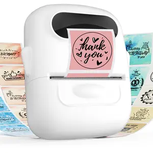 Label Maker, label printer, portable wireless Bluetooth printer, can print item labels, product labels, document labels, food stickers, etc. Compatible with Apple and Android. Black Friday .home